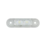 LED Positionsleuchte weiß Einbau | 12-24v | 20cm Kabel | 7922WMB