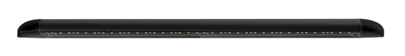 LED Innenbeleuchtung | 44.3cm | schwarzes Gehäuse | 12v | warmweißes Licht | 23450BLK-12