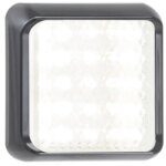 LED Rückfahrscheinwerfer mit schwarzem Rahmen | 12-24v | 40cm Kabel | 100WME – Bild 2