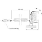 LED Arbeitsscheinwerfer 1000 Lumen auf Magnetfuß 12-24v 3.0m Kräuselband | WF-3610MM30 – Bild 3