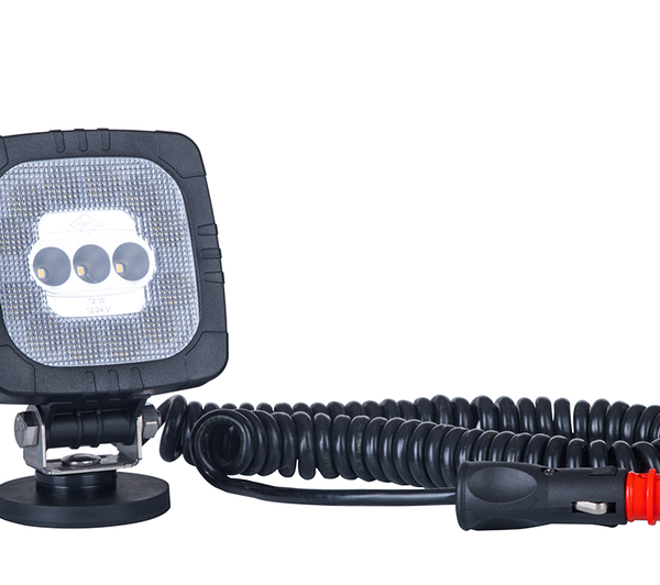 LED Arbeitsscheinwerfer Magnetfuß 1000lm - 12W - 12-24v | WF-1012MM80