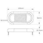 LED Innenbeleuchtung | ohne Schalter 13cm | 12-24v | 4500K | B15GS-213 – Bild 6