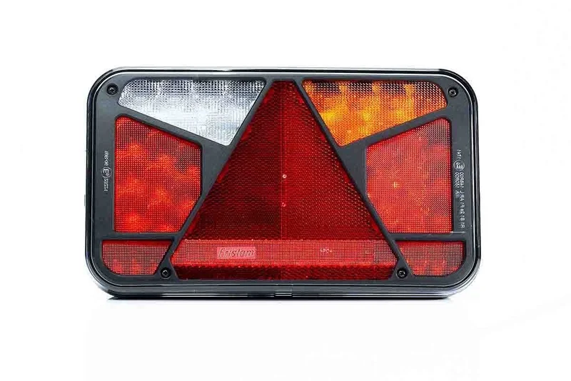 VC-4512B6| LED Rücklicht mit Kennzeichenleuchte rechts | 12-24v | 7-Funktionen | 6-PIN Bajonett | VC-4512B6