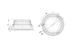 R65 LED Rundumleuchte, rotierend, 3-Schraube, 24V 1,5m Kabel| S10ZL403 – Bild 5