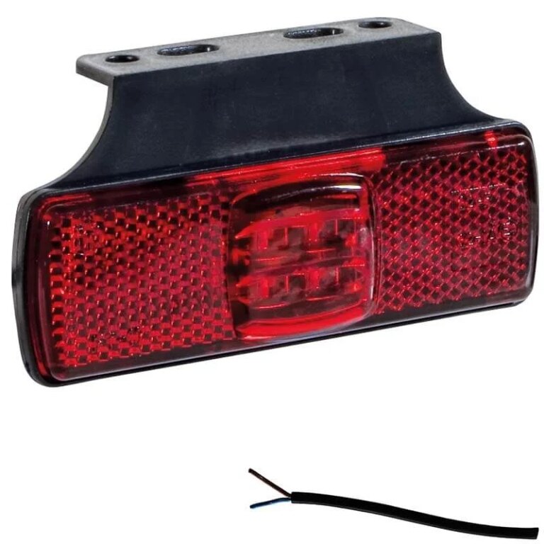 LED Positionsleuchte rot | 12-24v | 50cm Kabel | M10MV-150R