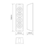 LED Blitzer 4 LEDs Gelb | 10-30v | LED4DVA – Bild 2