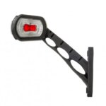 LED Begrenzungsleuchte links rot-weiß-amber 12-24v 50cm Kabel | MB-2761RWA