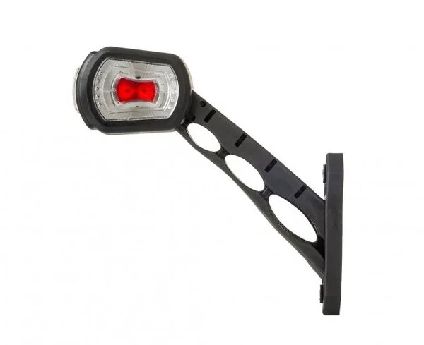 LED Begrenzungsleuchte links rot-weiß-amber 12-24v 50cm Kabel | MB-2761RWA