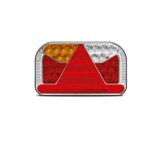 Links | LED Rücklicht mit Kennzeichenleuchte | 12-36v | 5-PIN | V10C6-541B5 – Bild 2