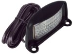 LED Kennzeichenbeleuchtung 24V 1m. Kabel & 1P Stecker | 35BLME1P