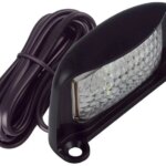 LED Kennzeichenbeleuchtung 24V 1m. Kabel & 1P Stecker | 35BLME1P