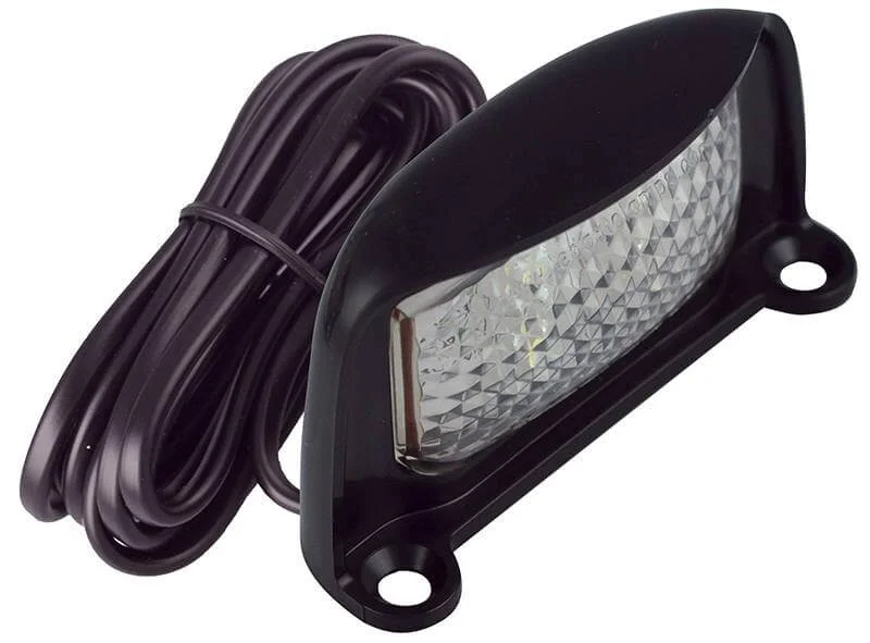 LED Kennzeichenbeleuchtung 24V 1m. Kabel & 1P Stecker | 35BLME1P