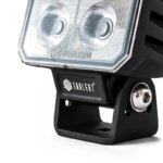 LED Arbeitsscheinwerfer quadratisch | 3800 Lumen | 40Watt | eingebauter Deutsch-Stecker | 9-36v | WF-4038V – Bild 6