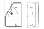 Rechts | LED Rücklicht Dreieck | 12v | 6-function | 6-PIN | VC-3302B6 – Bild 7
