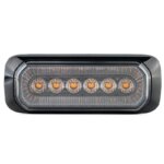 LED Blitzer R65 + Halo-Ring, gelbe farben 12-24v – Bild 8