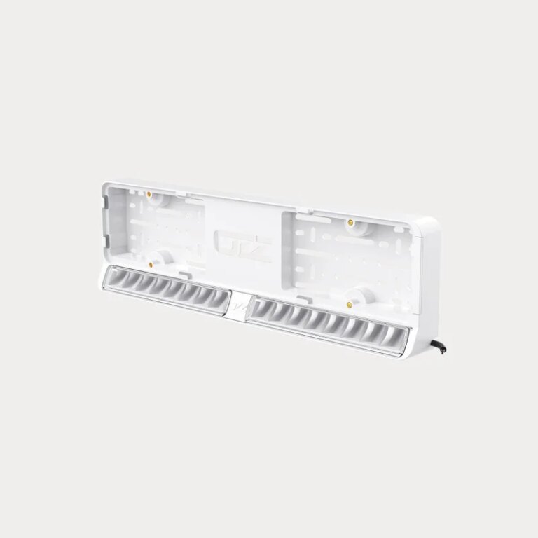 OZZ DLP1 Nummernschildhalter mit weißer Lightbar (2 Lichtquellen)
