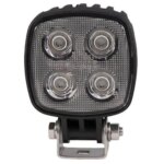 LED Arbeitsscheinwerfer | 12 Watt | 1000 Lumen | 10-80v | Flutlicht schwarz | 8112B80V – Bild 3