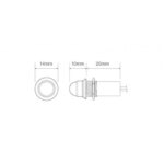 LED Cockpit-Kontrollleuchte | grün | 12v | PLG-12 – Bild 2