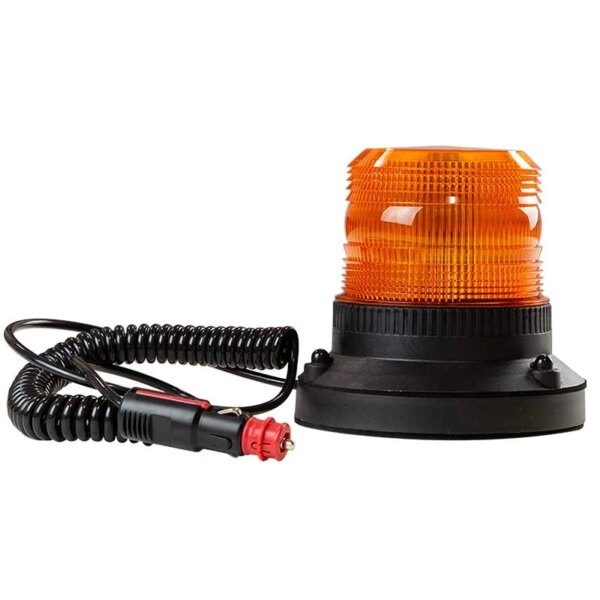 LED Rundumleuchte amber | 12-24v | Magnet ECCOLED | R65 | EB5017A