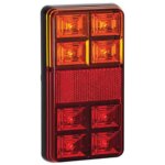 LED Kompaktes Rücklicht ohne Kennzeichenbeleuchtung | 12V | 40cm. Kabel | 151BAR