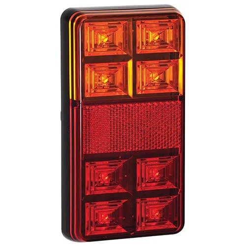 LED Kompaktes Rücklicht ohne Kennzeichenbeleuchtung | 12V | 40cm. Kabel | 151BAR