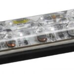 LED Blitzer 4 LEDs | R10 | slimline | weiß 10-30v | SLED4DVW