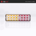 LED Rücklicht slimline | 12-24v | 0,18m Kabel | 135ARME – Bild 2