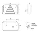 Links | LED Rücklicht ohne Kennzeichenleuchte | 12-36v | 5-PIN | V10C4-501B5 – Bild 3