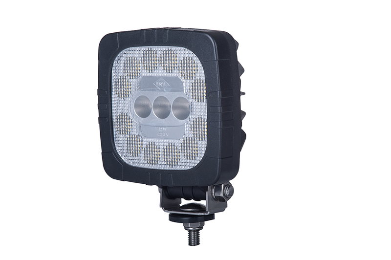 LED Arbeitsscheinwerfer kompakt 1000lm - 12W - 12-24v - 1.5m. Kabel | WF-1012