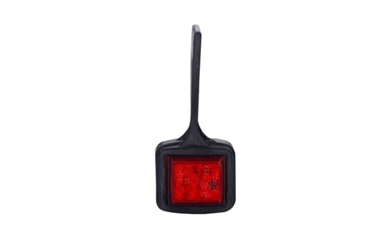 LED Begrenzungsleuchte rechts rot-weiß-amber 12-24v 50cm Kabel | MB-4601RW