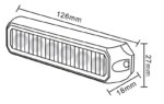 LED Blitzer 6 LED | Gelb | 12-24v | S07F6001.1 – Bild 3