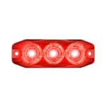 LED Kompaktes Rücklicht, Bremslicht | 12-24v | (rote Linse) | 11RM – Bild 2