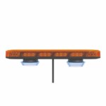 Kompakte R65 Minibar mit bernsteinfarbener Linse 24V Magnet Montage | MLB380R65AAM-MM – Bild 2