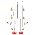 0m. / 13-polig / 7-PIN AMP