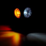 LED Begrenzungsleuchte dunkel links rot-weiß-amber 12-24v 50cm Kabel – Bild 3