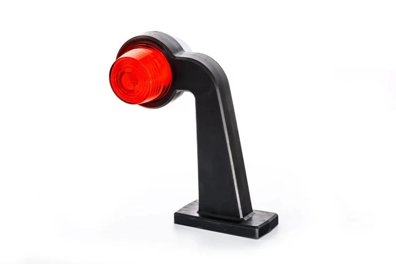 LED Begrenzungsleuchte rechts rot-weiß 12-24v 30cm Kabel