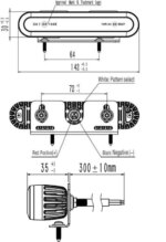 LED Blitzer 6-LED | R65 | amber | 12-24v | ED5000A – Bild 3