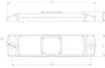 LED Positionsleuchte rot | 12-24v | 1,5mm². Stecker | M10MV-120R – Bild 3