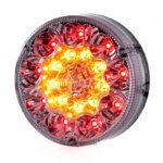 LED Rücklicht rund, transparente Linse 12-24v 50cm Kabel | VC-5400 – Bild 2