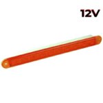 LED Blinklicht slimline amber Linse | 12v | 40cm. Kabel | 235A12