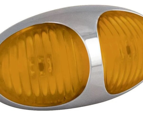 LED Umrissleuchte amber | 12-24v | 10cm Kabel | 37CAM2P