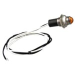 LED-Cockpit-Kontrollleuchte | amber | 12v | PLA-12 – Bild 2