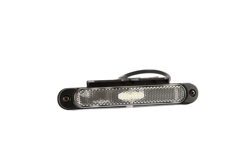 LED Slimline Begrenzungsleuchte weiß Bügel 12-24v 50cm Kabel | MV-6550W