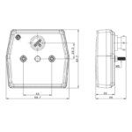 LED kompaktes Rücklicht | 12v | 100cm Kabel ohne Kennzeichenbeleuchtung | VC-2200 – Bild 3