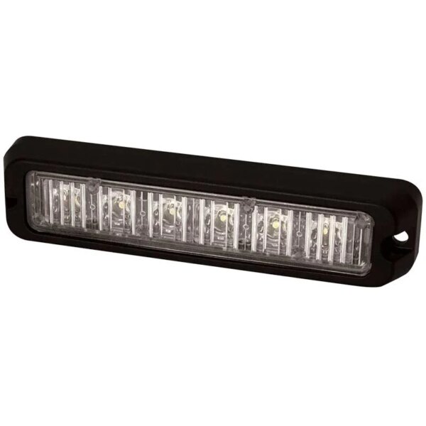 LED Blitzer 6-LED amber | weiß Split Farbe | 12-24v | ED3706AC