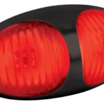 LED Positionsleuchte rot | 12-24v | 10cm Kabel | 37RM2P