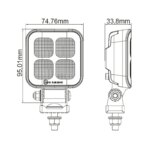 LED ECE-R23 Arbeitsscheinwerfer 2929lm | 9-30v | 400cm Kabel – Bild 8