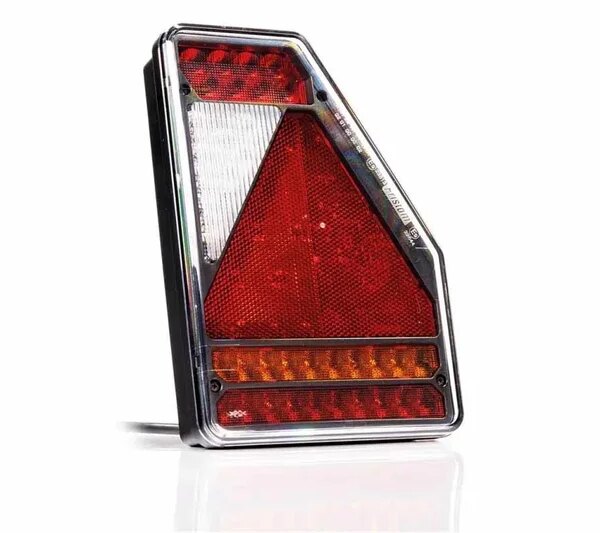 Rechts | LED Rücklicht Dreieck | 12v | 5-Funktionen | 5-PIN | VC-3302B5