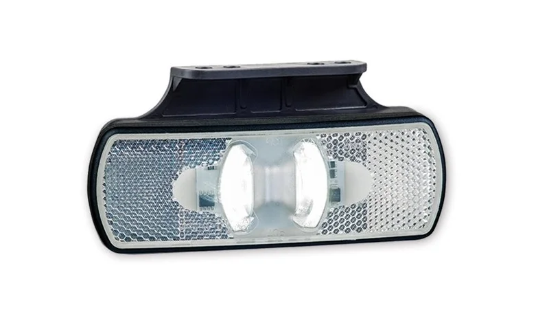 LED Positionsleuchte neonweiß mit Bügel | 12-24v | 50cm. Kabel | MV-3350W