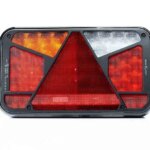 Links | LED Rücklicht mit Kennzeichenleuchte | 12-24v | 7-Funktionen | 100cm. Kabel | VC-4511